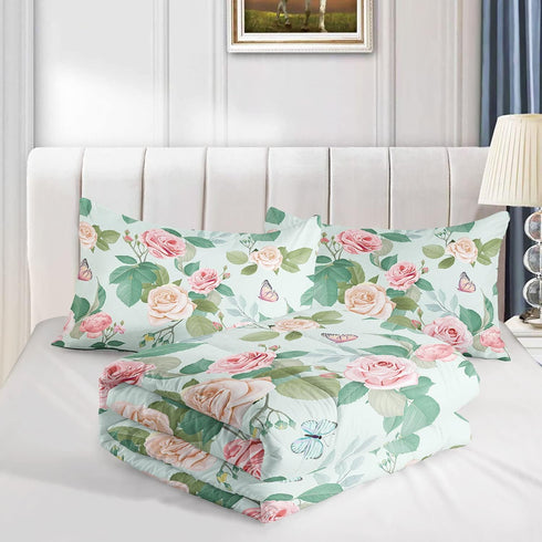 Datura home Set 2 68x86inches) Line Drawing Excavator Comforter for Kids Teens,Construction Vehicle and Silhouette