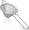 Stainless Steel Fine Mesh Strainer, Mini Cocktail Strainer for Tea, Herbs, Coffee & Drinks, Rust Proof