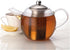 BonJour Tea Glass Teapot with Stainless Steel Infuser, 23.7 Ounce, Clear