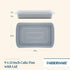 Farberware GoldenBake Bakeware Nonstick Baking Pan/Cake Pan with Lid, Rectangle, Insulated, 9 Inch x 13 Inch - Gray