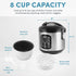 8-Cup 2Qt. ARC-984SBD AROMA Professional (Cooked) / Digital Rice & Grain Multicooker