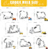 Bulldozer Set 8 ZADE Construction Theme Cement Mixer Dump Truck Crane Excavator Forklift Train Cookie Cutters Pcs