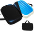 Sino Selected Ergo-Gel Airplane Seat Cushion, Gel-Infused Memory Foam Seat Cushion, Foldable