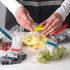 10Pcs 7Cm Plastic Sealing Clips - Bag Clamp for Food and Snack Bags, Portable Home Storage