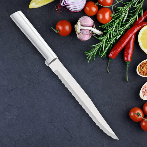 RADA Cutlery Serrated Slicer Knife (R138), 7" Stainless Steel Blade, Made in USA
