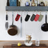 Evoio Cast Iron Skillet Handle Covers - Heat Resistant Pot Pan Sleeves Mitt Cover for Kitchen (4-Pack Black)