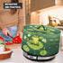 Green Dust Covers for Kitchen Appliances, Frog Lotus Leaf Crock Pot Cover, Dustproof Kitchen Decor Accessories