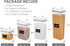 32pcs Set, 32 Vtopmart Airtight Food Storage Containers BPA Free Plastic Kitchen and Pantry Organization Canisters