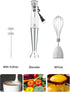 Immersion Hand Blender, UTALENT 3-in-1 8-Speed Stick Blender with Milk Frother, Egg Whisk for Smoothies and Soups