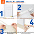 30 Inch 26'' 30'' 1.7", MAGZO Door Draft Stopper, Adjustable Under Door Gap Filler, Fits - Bottom Widths, Seals Gaps up