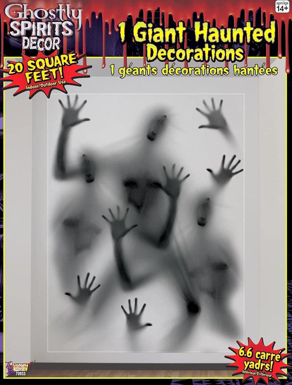 Forum Novelties Ghostly Spirits 5-Foot Indoor/Outdoor Wall Decoration