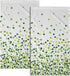Mweet Green Clover Shamrocks Hand Towels Set of 2, Irish Lucky St. Patrick's