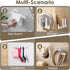 2 Packs Hat Racks Organizers for Baseball Caps, Hat Holder Storage on Closet Wall, Holds More Than 15 Hats (White)