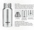 Milton Insulated Water Bottle, 5.4 oz (160 ml), Stainless Steel, Leak-Proof, Elfin 160 Silver