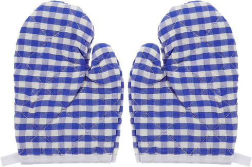 2Pcs Oven Mitts for Play Kitchen, Microwave Oven Gloves Kitchen Baking Mitts,