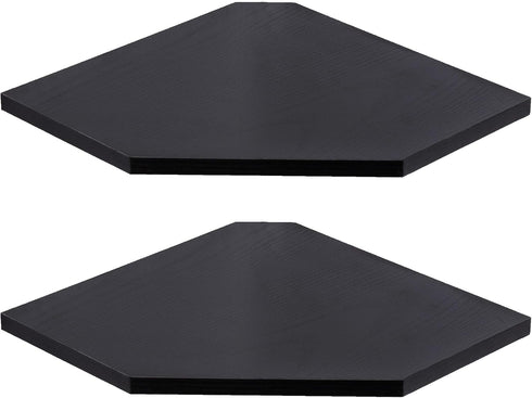 Fun Memories Corner Shelf Wall Mount, Floating Corner Shelves, Set of 2
