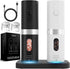 Electric Salt and Pepper Grinder Set, Rechargeable Automatic Shakers with LED Light, Set of 2 Electric Pepper and Salt