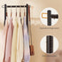63 Inch 110lbs, LiaMeE Tall Clothes Rack with Wheels, Heavy Duty Metal Garment Rack with Shoe Shelf, Rolling Clothing