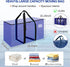 Cryster 6 Pack Packing Moving Bags Heavy Duty, Extra Large Storage Totes Bag with Zippers and Sturdy Handles, Bags