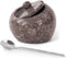 Radicaln Marble Salt Cellar with Lid 4" Inch Oceanic Salt Jar &