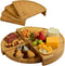 Picnic at Ascot Patented Personalized Monogrammed Engraved Bamboo Cheese/Charcuterie Board with Cheese