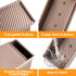 Pullman Loaf Pan with Lid, Non-Stick Bread Toast Mold, Carbon Steel Corrugated Bread Pan for Oven Baking