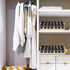 GTI 2pcs Belt Organizer with 7 Compartments, Bamboo Storage Case for Tie and Belt, Closet Organizer for Men and Women