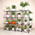 Wire Cube Connectors, Plastic Corner Connectors for DIY Cube Storage Shelves Organizer (Black, 12)
