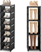 8-Tier Tall Corner Shoe Rack for Entryway Corner Narrow Shoe Shelf Space