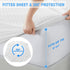 BALEINE Waterproof Mattress Protector, Breathable Cooling Soft Washable Mattress Cover with Deep Pocket (Twin)