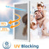 DUOFIRE One Way Window Film Privacy, Heat Blocker Reflective Mirror Tinting Film for Home, 23.6x78.7in