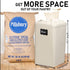 WHITE FEATHER SUPPLIES 2 PC Large Flour Sugar Storage Containers, Leak Proof, BPA Free, Clear Plastic