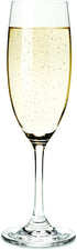 True Cuvée Crystal Champagne Flutes Set of 4, Stemmed Glasses for Sparkling Wine & Mimosas, 7oz