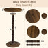 Round Side Table, Small End Table for Small Space, Modern Accent Table with Solid Wood Leg, Easy Assembly for Living
