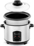 6-Cup Professional Series Rice Cooker with Glass Lid Stainless Steel