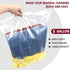 Large 5 Gallon Plastic Zipper Storage Bags, 18x24 Inches Clear Reclosable Bags - 20 Pieces