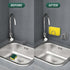 Jerphen 2 Pack SUS304 Sponge Holder for Kitchen SinkStrong Adhesive Stainless Steel Sink Sponge HolderRustproof