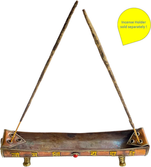 Oud Agarwood Incense Sticks - Artisan Luxury Masala Incense, Handcrafted Long-Burning Extra-Thick Sticks for Home
