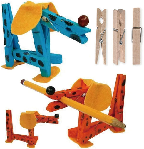 (Pack of 50) Wooden Clothespins - About 2-7/8" Long