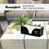 Kitchen Noble Countertop Hummingbird 9.7" 3.7" Hummingbird) Multifold Paper Towel Holder with Blue in Black Bamboo