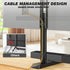 5Rcom 35-88 Inch 150lbs Table Top TV Stand, Universal TV Stand for with Height Adjustment, TV Mount Stand Up
