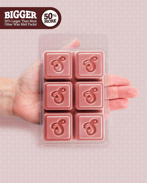 Shortie's Candle Company Cinnamon Bark Wax Melts Multi Pack - 2 Highly Scented 3 Oz. Bars (6 Oz. Total)