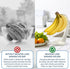 1-Pack Meadow Lane Banana Holder Stand - BPA-Free White Plastic Fruit Hanger for Freshness, Kitchen Storage Item