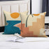 Boho Pillow Covers 16x16 Inch, Vintage Sunrise Throw Pillow Covers, Abstract Arch Terracotta Linen Pillow Cases