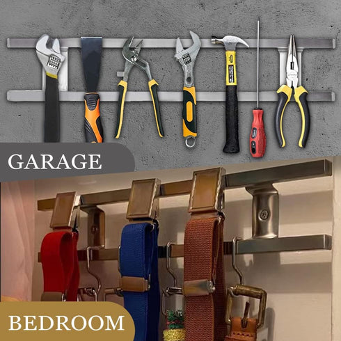 YIIYIIN 18 Inch Magnetic Knife Holder for Wall Mount - 304 Stainless Steel Magnetic Knife Bar Rack for Kitchen