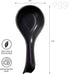 OGGI Ceramic Spoon Rest - Spoon Holder for Stove Top & Countertop, Black Kitchen Decor