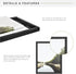 MCS Canvas Float Frames 24x30 - Black Frame for Finished Canvases, Vertical & Horizontal Wall Hanging