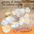 16 5 pcs Cheese Making Kit for Beginners - Soft Cheese Form Molds for Cheese Making + Thermometer + Hard Cheese Mold