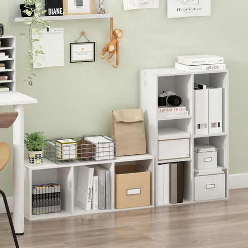 3-Cube 9.3 12 31.5, Furinno LUDER Book Shelf, Bookshelf, Bookcase with Open Shelves, x x Easy Assembly, for Living