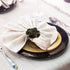Black Napkin Rings Set of 6, Flower Rose Napkin Holder Rings Buckles for Table Decoration Wedding Valentine’s Christmas